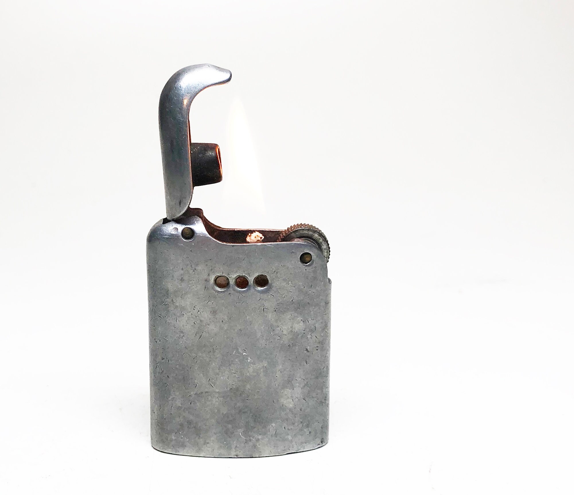 1950s Wagner Deluxe Aluminum Block Lighter