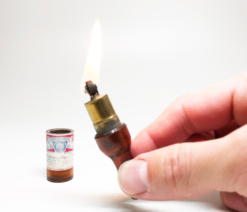 Budweiser Beer Bottle Lighter Rare Working Old Vintage Bud Etsy