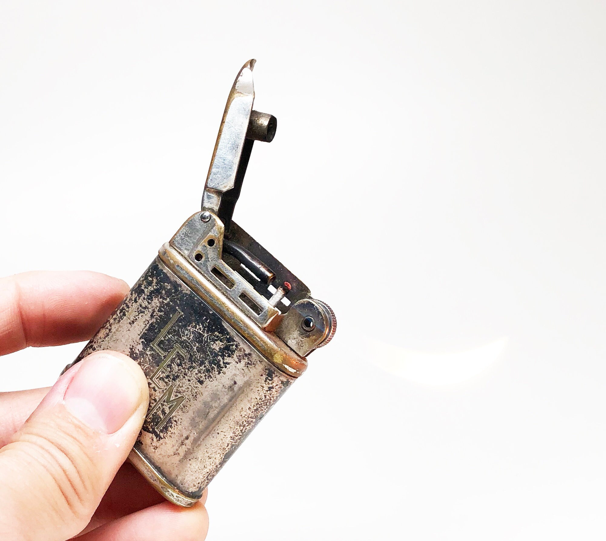 Tobacciana Rare Beattie Jet Lighter in Original Box Working Vintage