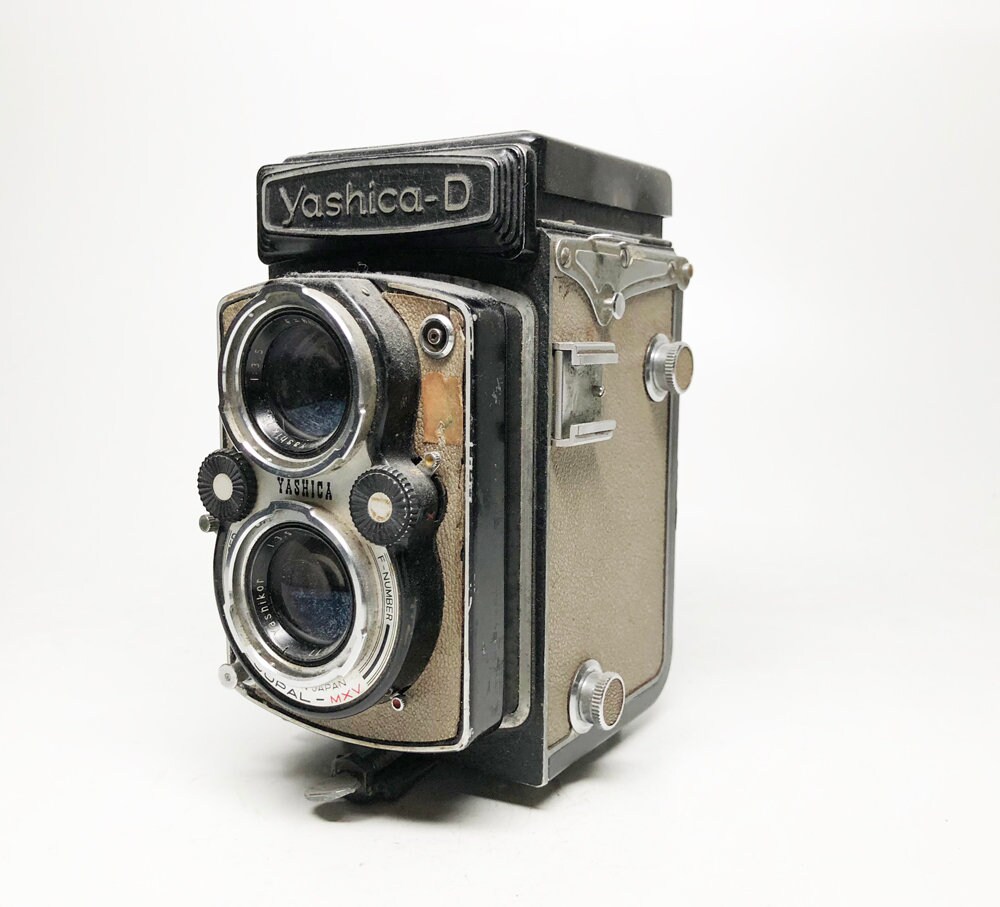 1960s YashicaD Camera Twin Lens Reflex Film Camera Made in Japan in