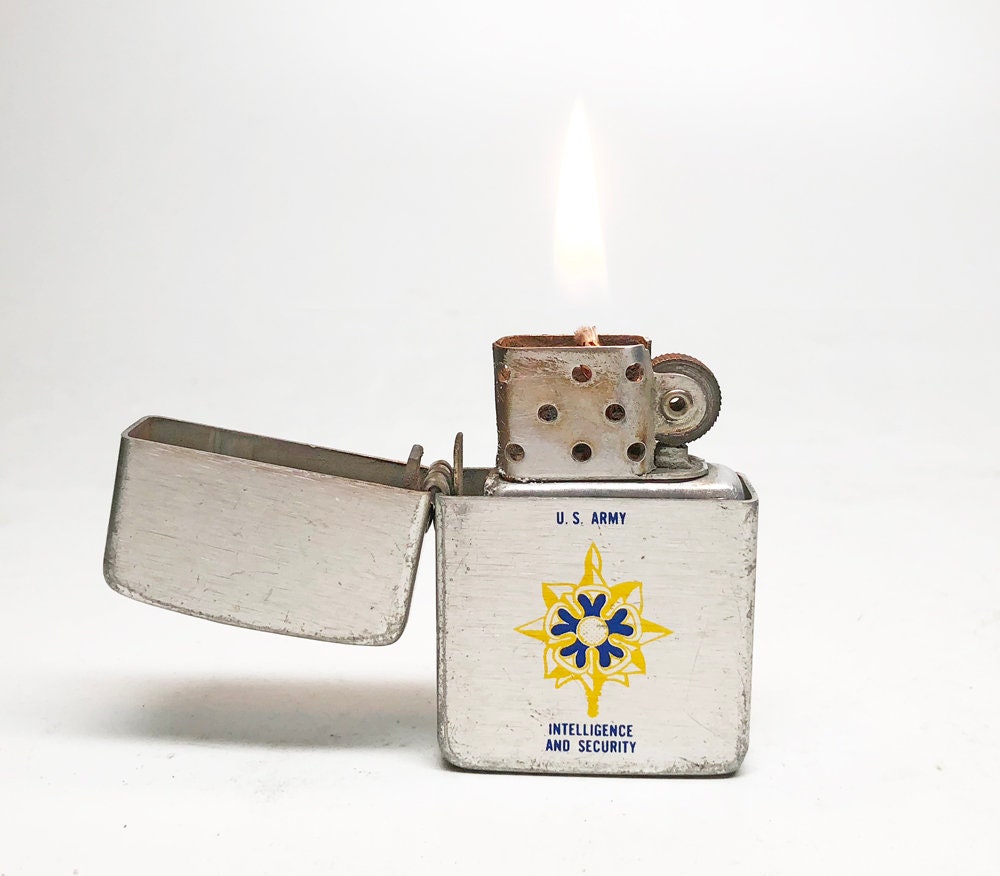 US Army Lighter Working Vintage Old Storm King Aluminum U.S. Army