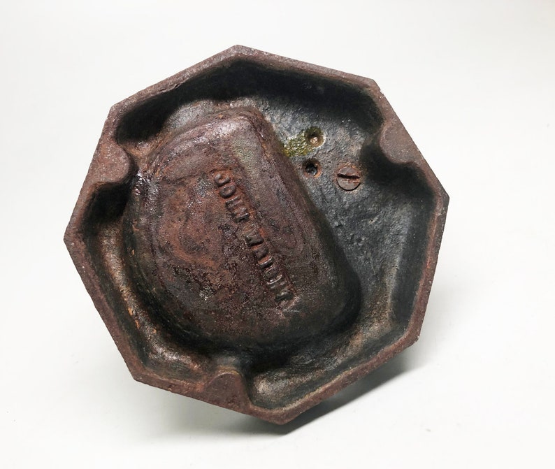 CAST IRON ASHTRAY Antique Elephant John Wright Heavy Metal Etsy