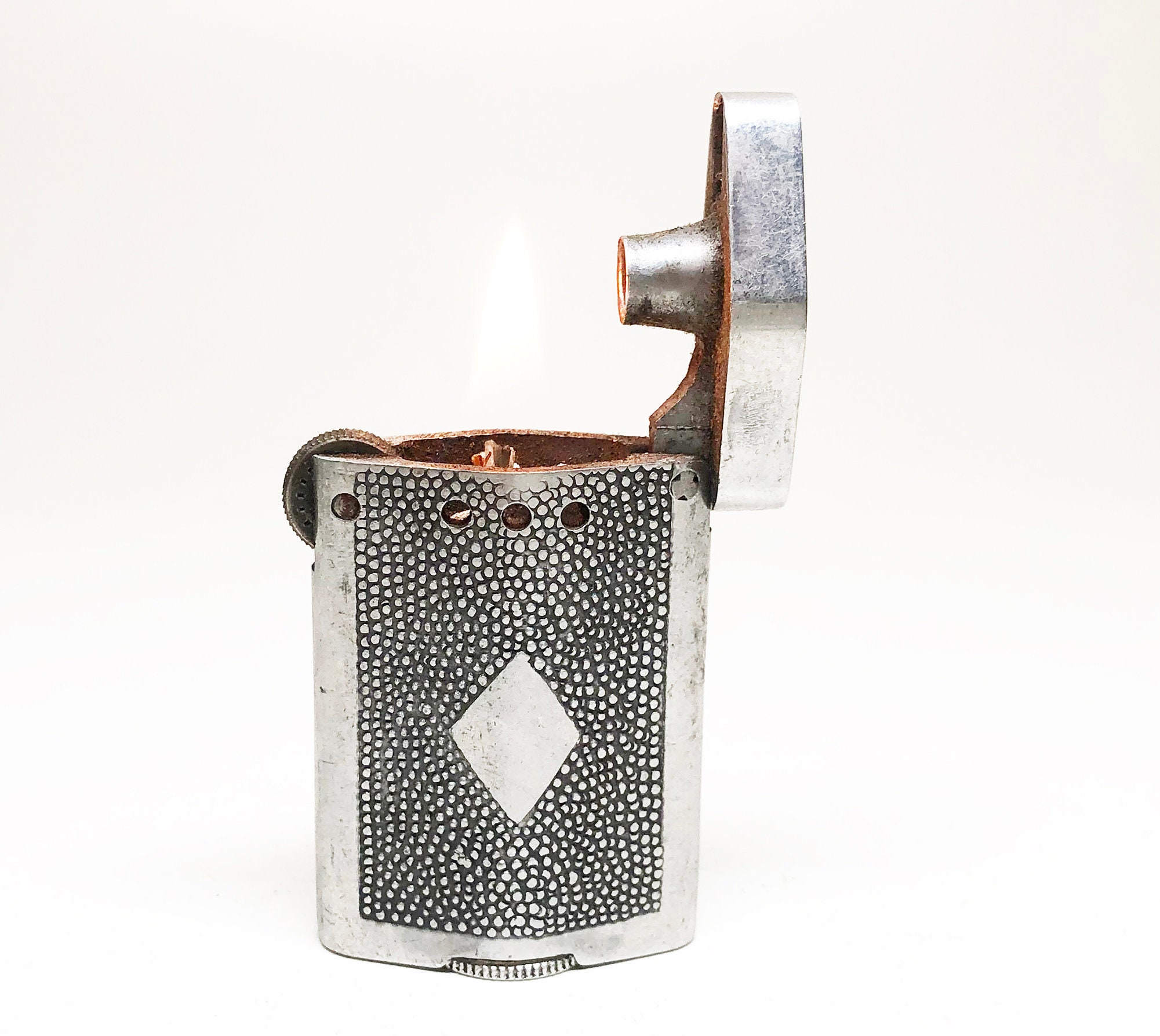 1940s Aluminum Block Lighter