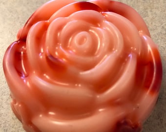 Rose Shaped Goat Milk Soap, Natural Skincare for Dry Sensitive Skin