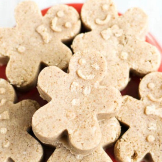 Gingerbread man soap bars