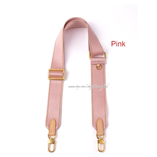 1Pc 1.5" width Pink Black Coffee Army Green Replacement Adjustable Nylon webbing Canvas Webbing Strap for Cross body Replace Purse Handle