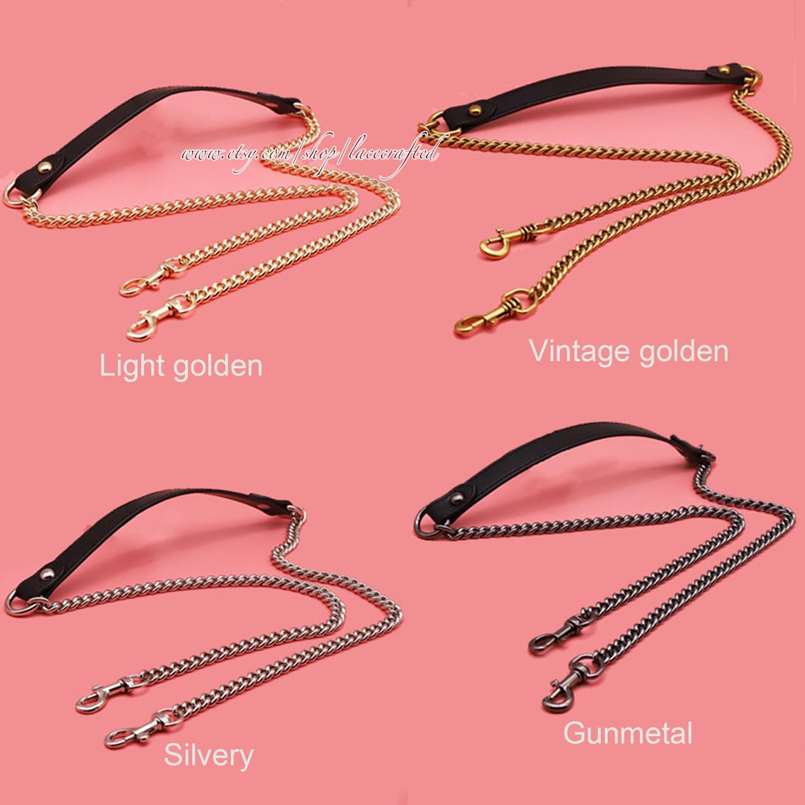 Luxurious Strap Extender Accessory for Louis Vuitton & More - Elongated Box  Chain with U-shape Clip