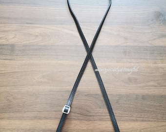 1 pc 130cm length 1.2cm width Adjustable Genuine Leather Strap Belt Replacement Bag Purse Strap Cross body Replace strap