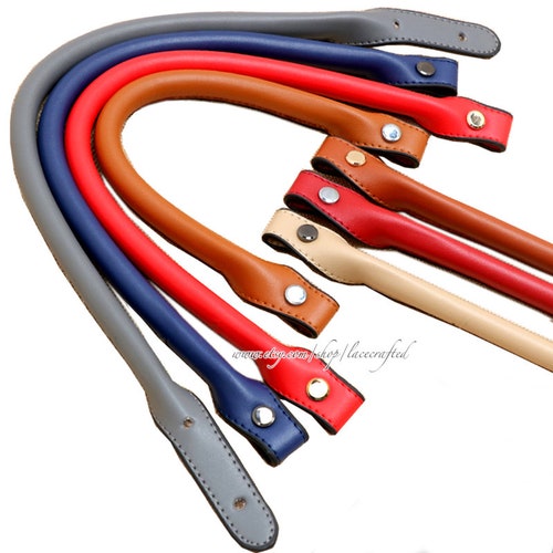 Pair Purse Handle Purse Crochet PU Leather Handlesround Etsy