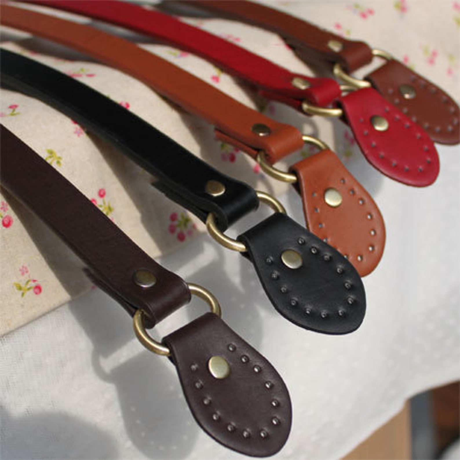 1 Pair 53.5cm/21 Inches Length PU Leather Bag Strap 0.7inch Etsy