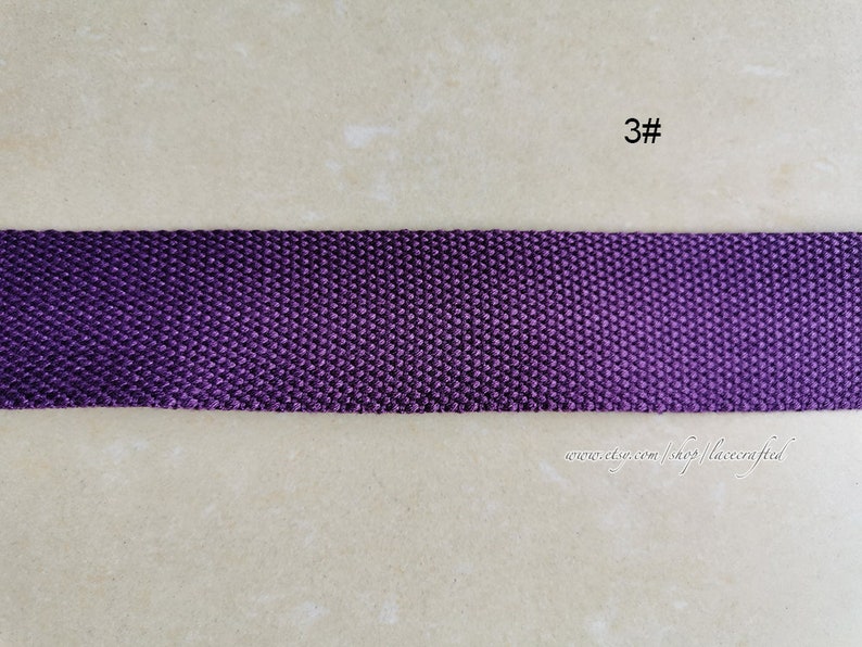 May include: Purple woven webbing, 3#