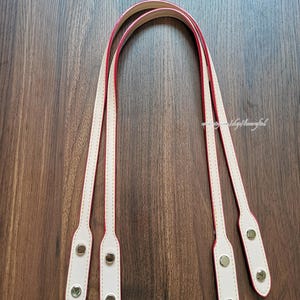 取り外し可能なハンドバッグハンドル交換用ハンドル PUレザー製バッグハンドル（ネジ付き）1組