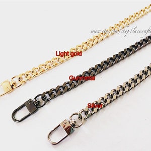 1 Pc 8mm Width Golden Chain Strap Handle Replacement Bag Purse - Etsy