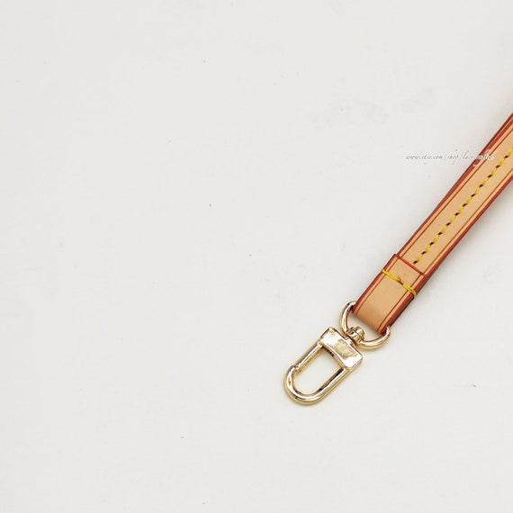 Vachetta Leather Wristlet Strap Replacement Hands-Free Wristlet Strap Vachetta Leather for Pochette Wallet and Clutch Apricot