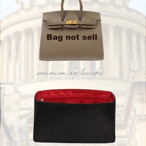 女性用ハンドバッグオーガナイザーインサート。バーキンバッグ用ハンドバッグインサート、トートバッグ収納、ハンドバッグ用インサート、ハンドバッグ収納、バッグライナー。