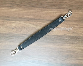 1pc vervangende tas handvat schoudertas handvat tas leren riem portemonnee leren riem tas handvat leer met bronzen gesp handvat