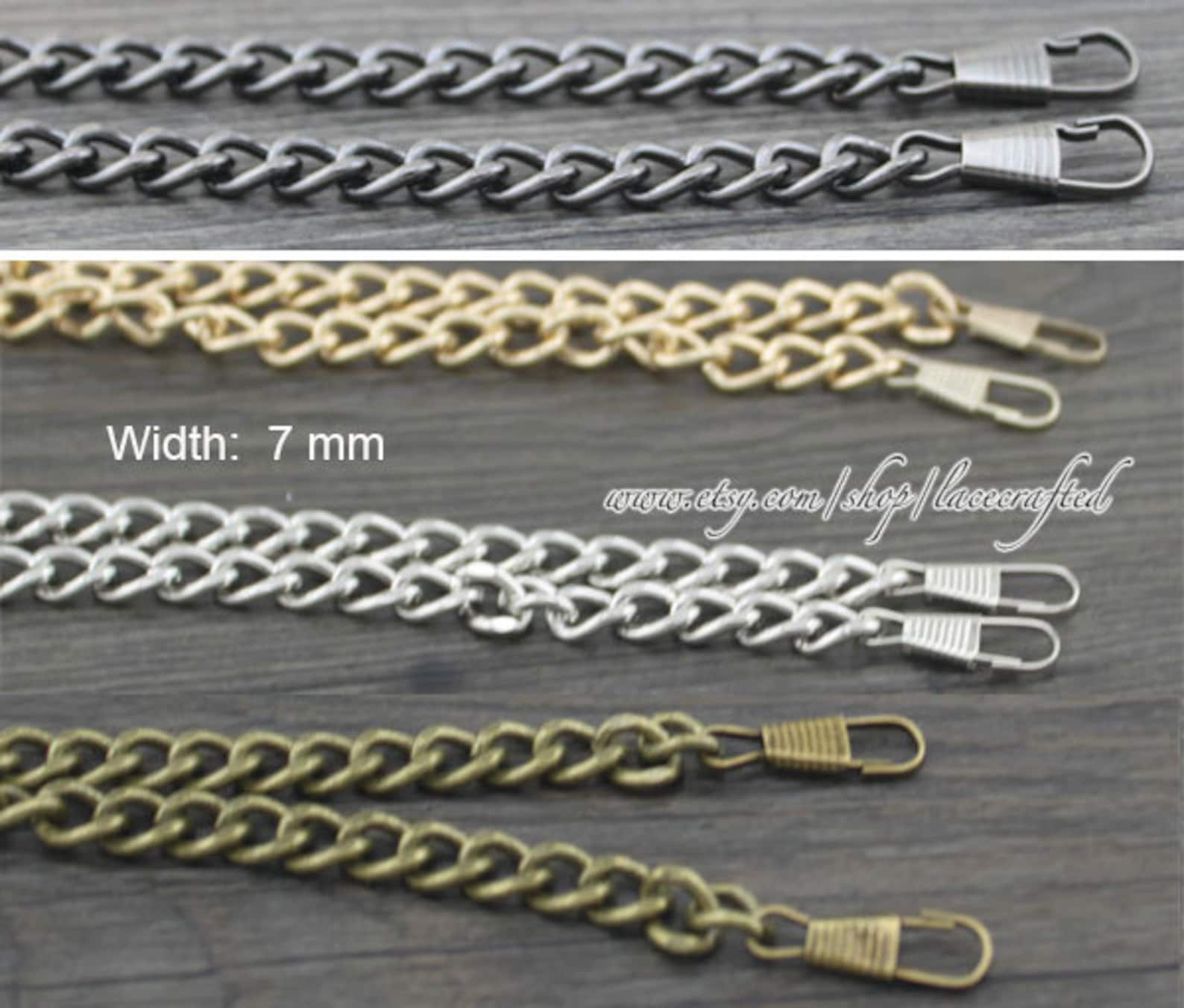1pc 120cm Length DIY 7mm Width Smooth Chains Purse Handles - Etsy