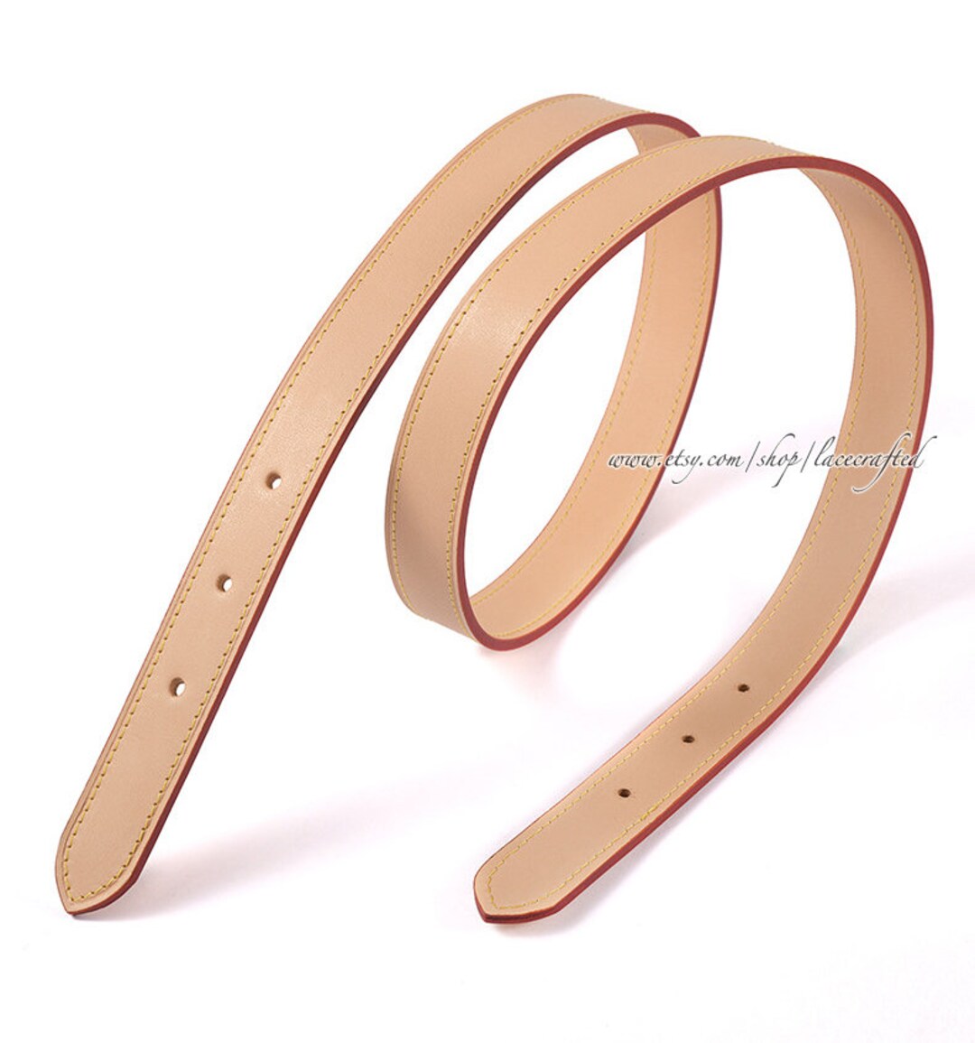 1 Pc Genuine Leather Bag Handle Denim Baggy Replacement Real Leather