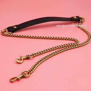 1 Pc 8mm Width Golden Chain Strap Handle Replacement Bag Purse Strap Cross  Body Replace Strap 