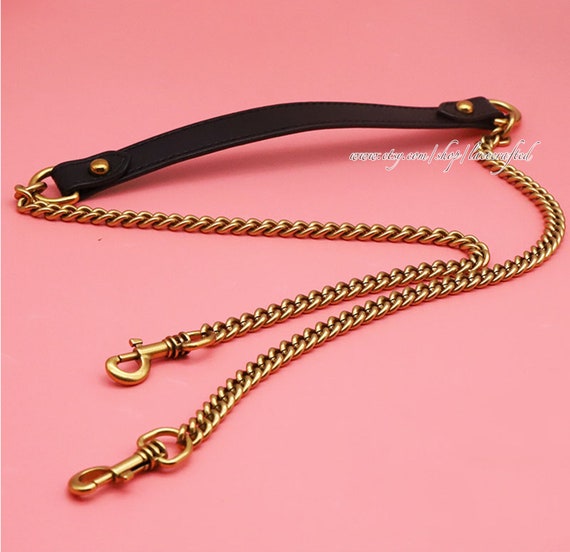 1 Pc PU Leather Chain Strap Replacement Bag Purse Strap Cross 