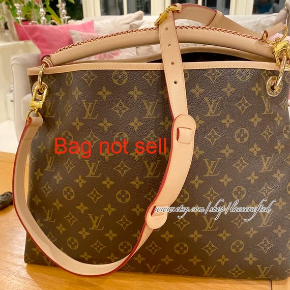 Louis Vuitton Adjustable Leather Shoulder Strap for Keepall