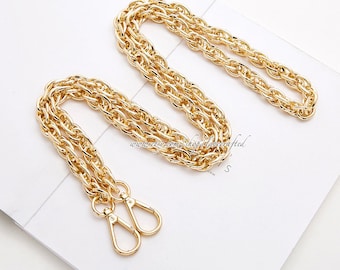 1 pc 11mm Width Golden Chain small shoulder bag Replacement Bag Purse Chain Strap Cross body Replace strap g