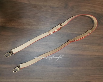 1 pièce 120 cm de longueur 2,5 cm de largeur noir café abricot réglable sangle en cuir véritable véritable ceinture Keepall sangle de rechange