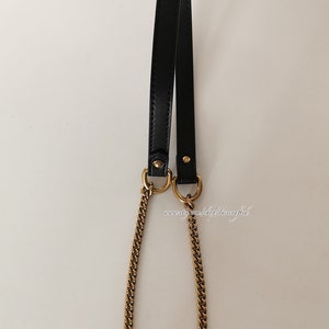 1 pc Vintage Gold Chain Replace Replacement Marmont Mini Bucket Bag Chain T- bar for Mini bag Repair Shop G