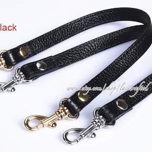 1 pc 33cm length 1.2cm width Genuine Leather Handle Belt Replacement Bag Purse Handle Replace strap