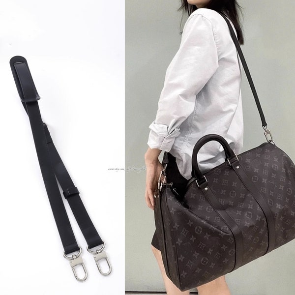 1 pc 120cm length 2.5cm Width Black Coffee Apricot Adjustable Real Genuine Leather Strap Belt Keepall Replacement Strap