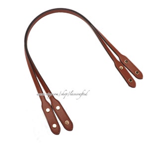 1 pair Removable Purse Handle Replacement handle PU Leather Bag Handles With Screw