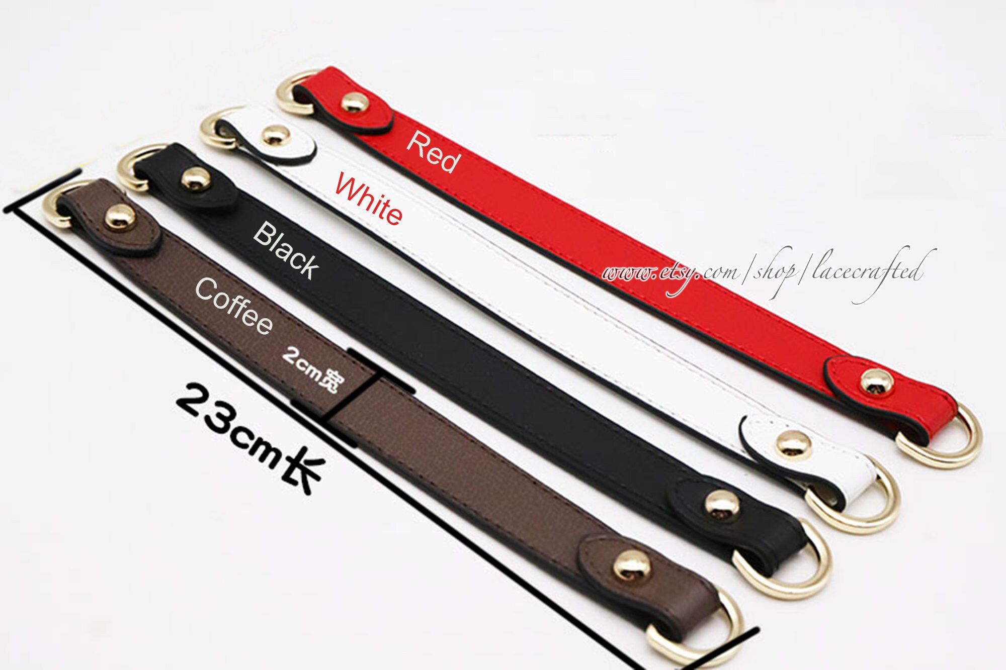 1pc Adjustable Solid Color Classic Pu Bag Strap Replacement Bag