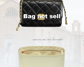 Inserto organizador de monedero para bolsa 24C CF, inserto de bolso de almacenamiento, bolso de almacenamiento, forro de bolsa de almacenamiento