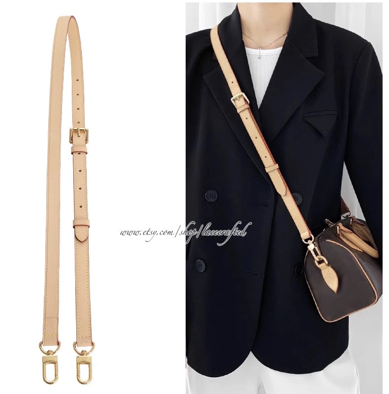 LOUIS VUITTON Calfskin Alma BB Shoulder Strap Black 243680