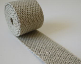 5 meter 30mm width Beige Polyester Cotton webbing strap Canvas Webbing key fob bag strap purse strap Thick Canvas Cotton Belt Handle