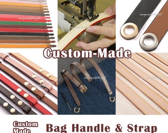 Benutzerdefinierte Make Neverfull PM MM GM Echtleder Ersatz Kit Ersatz Tasche Riemen Griff Reparatur Kit