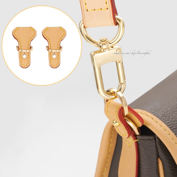 1 Pair Vachetta Leather Extender Hardware Protector Diane Bag Protector Cover Prevent Wear Buckle Prevent Abrasion Protective buckle