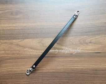 1pc 12inch*1.2cm Replacement Handle Short Purse handle purse strap bag leather handle purse leather strap bag handle with Light Golden clasp