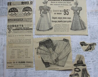 Ephemera In A Tin ~ Vintage /& Modern ~ Paper Card ~ Adverts ~ Tickets ~ 68 Pieces