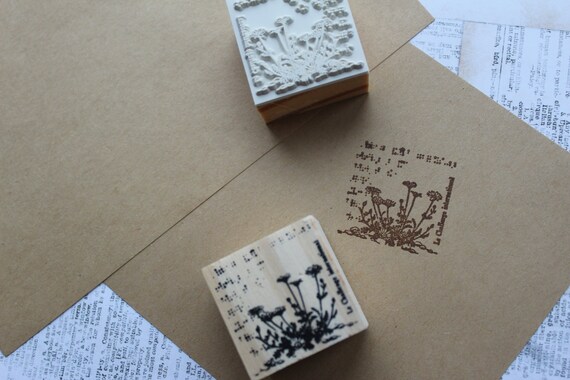 Flower Stamp 20mm Mini Stamps Gerbera Rubber Stamp S666 Cute Gerbera Stamp Planner Stamp 16mm
