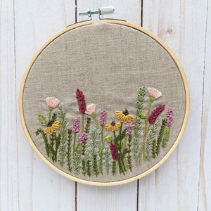 Hand Embroidery Kit // Wildflowers