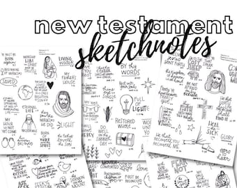 New Testament Sketchnotes Come Follow Me 2023