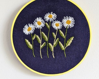 Daisies Hand Embroidery Kit