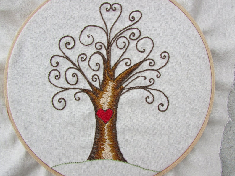 Hand jessecmault pattern  swirly tree  etsy