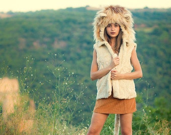 Handmade Lion Costume: Hoodie and Leggings Outfit