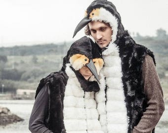 penguin costume handmade  hoodie