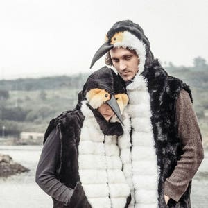 penguin costume handmade  hoodie