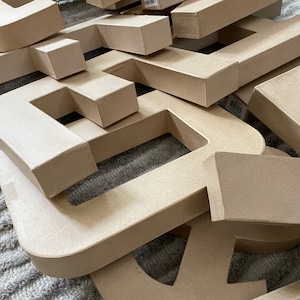 cardboard letters  The Creative Physician