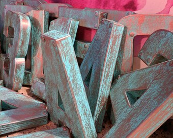 Industrial Letters | Etsy