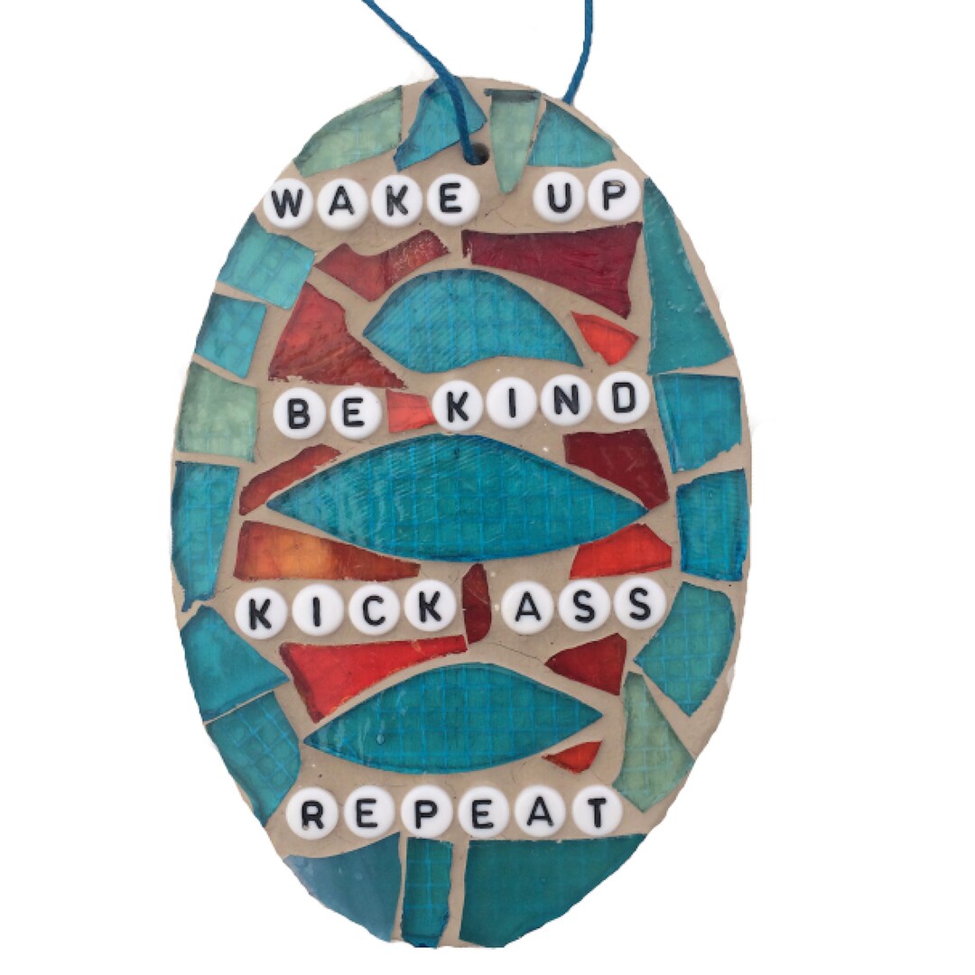 Dark Humor Gifts. Adult Language Mosaic Ornaments. Etsy